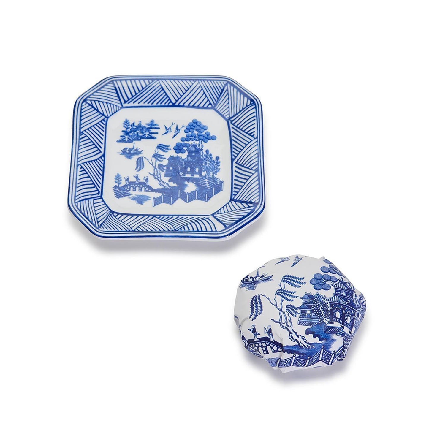 Chinoiserie Soap & Tray Set
