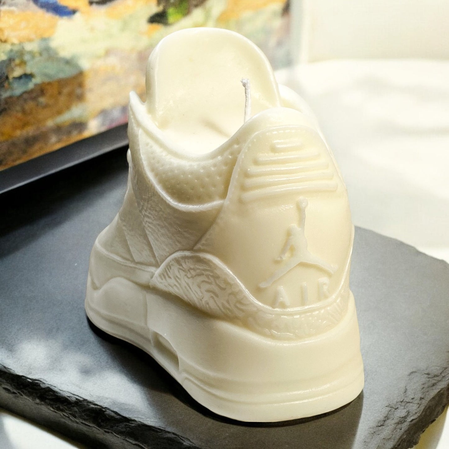Jordan 3 shoe candle.