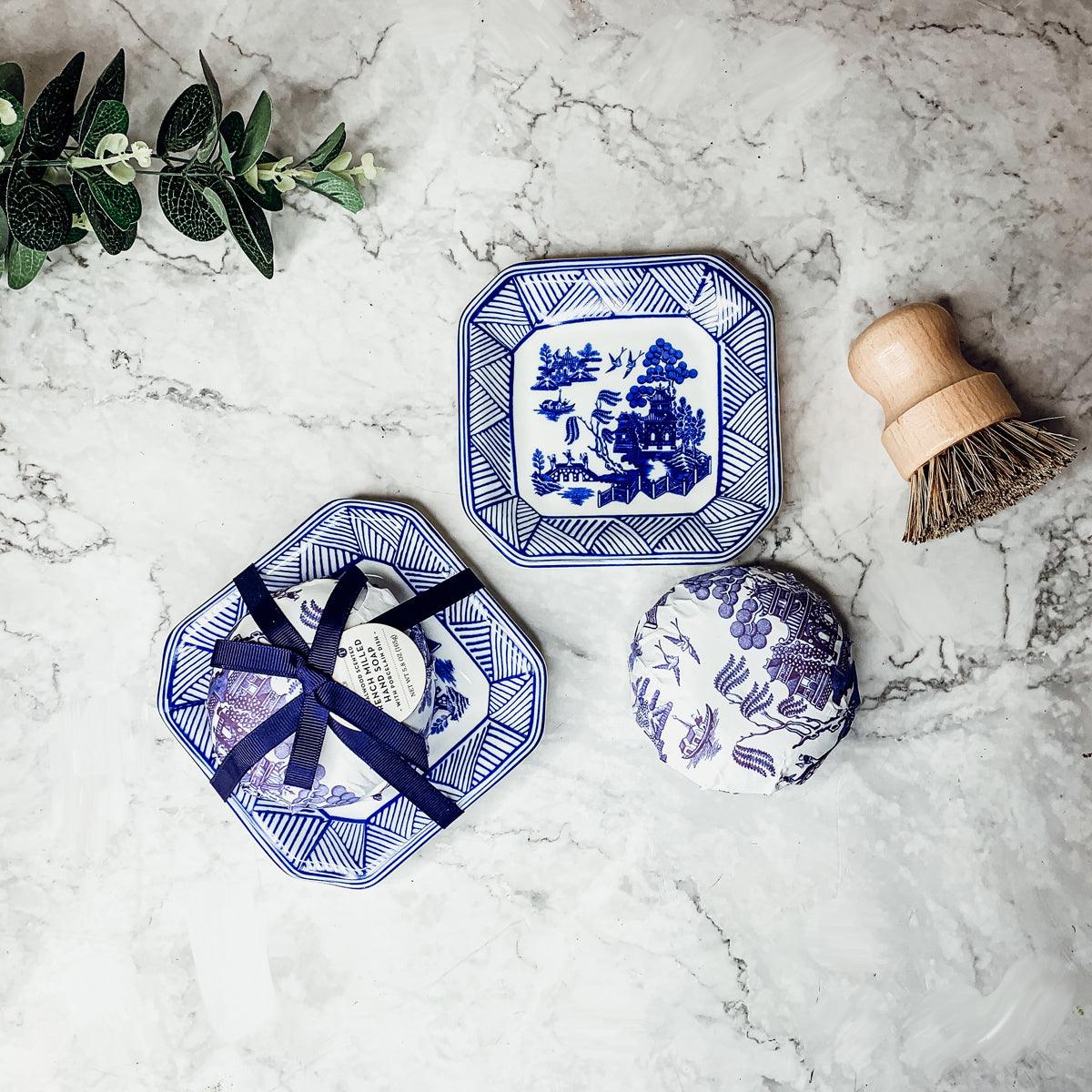 Chinoiserie Soap & Tray Set