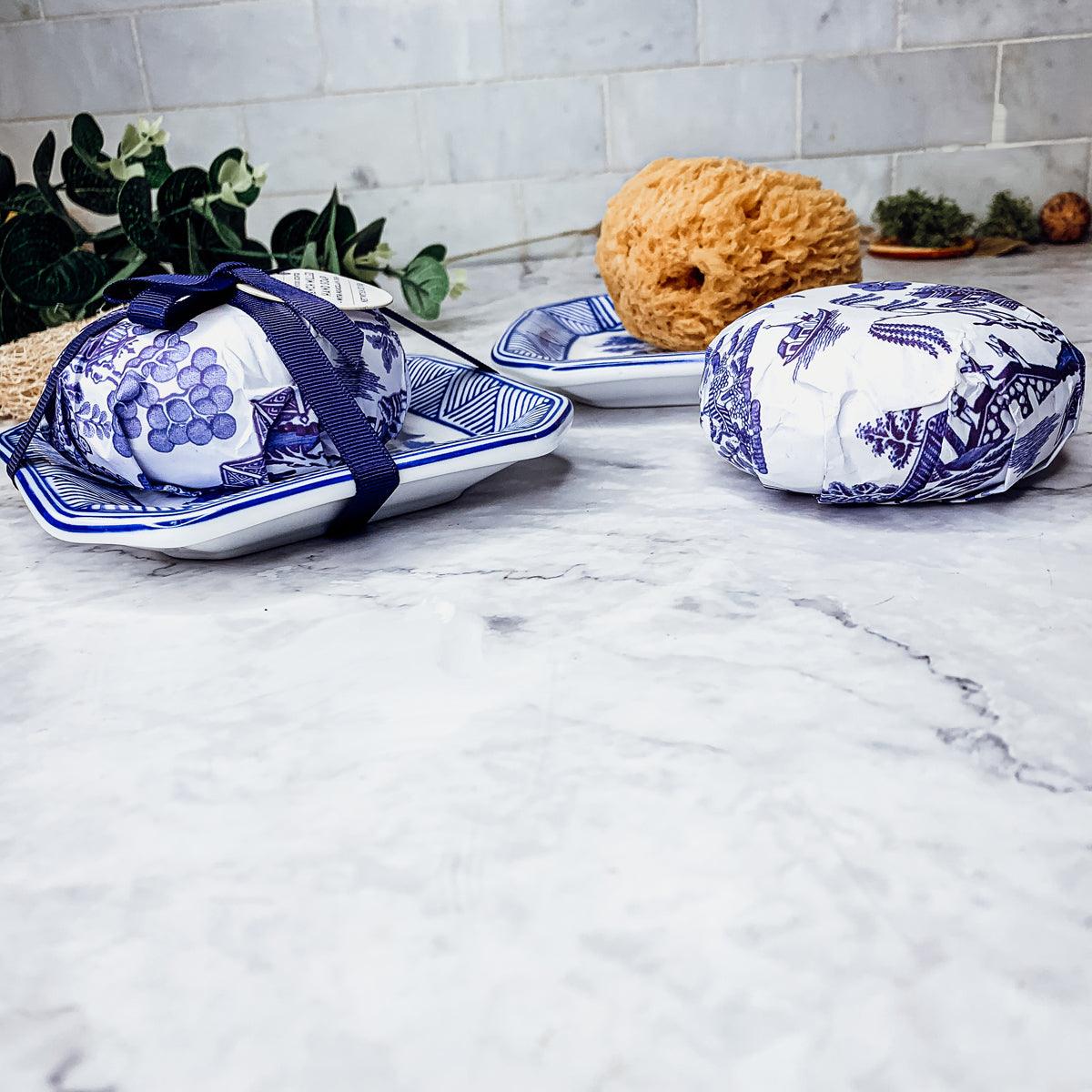 Chinoiserie Soap & Tray Set