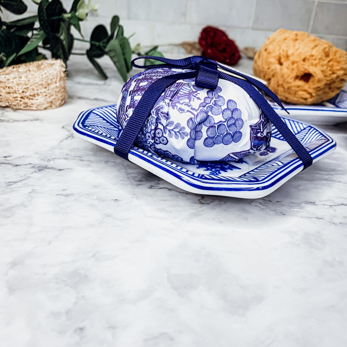 Chinoiserie Soap & Tray Set