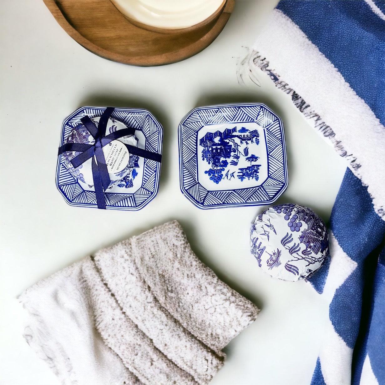 Chinoiserie Soap & Tray Set