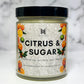 citrus and sugar soy candle