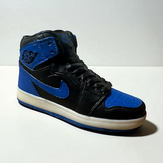 Royal 1 Jordan Sneaker Candle on white background