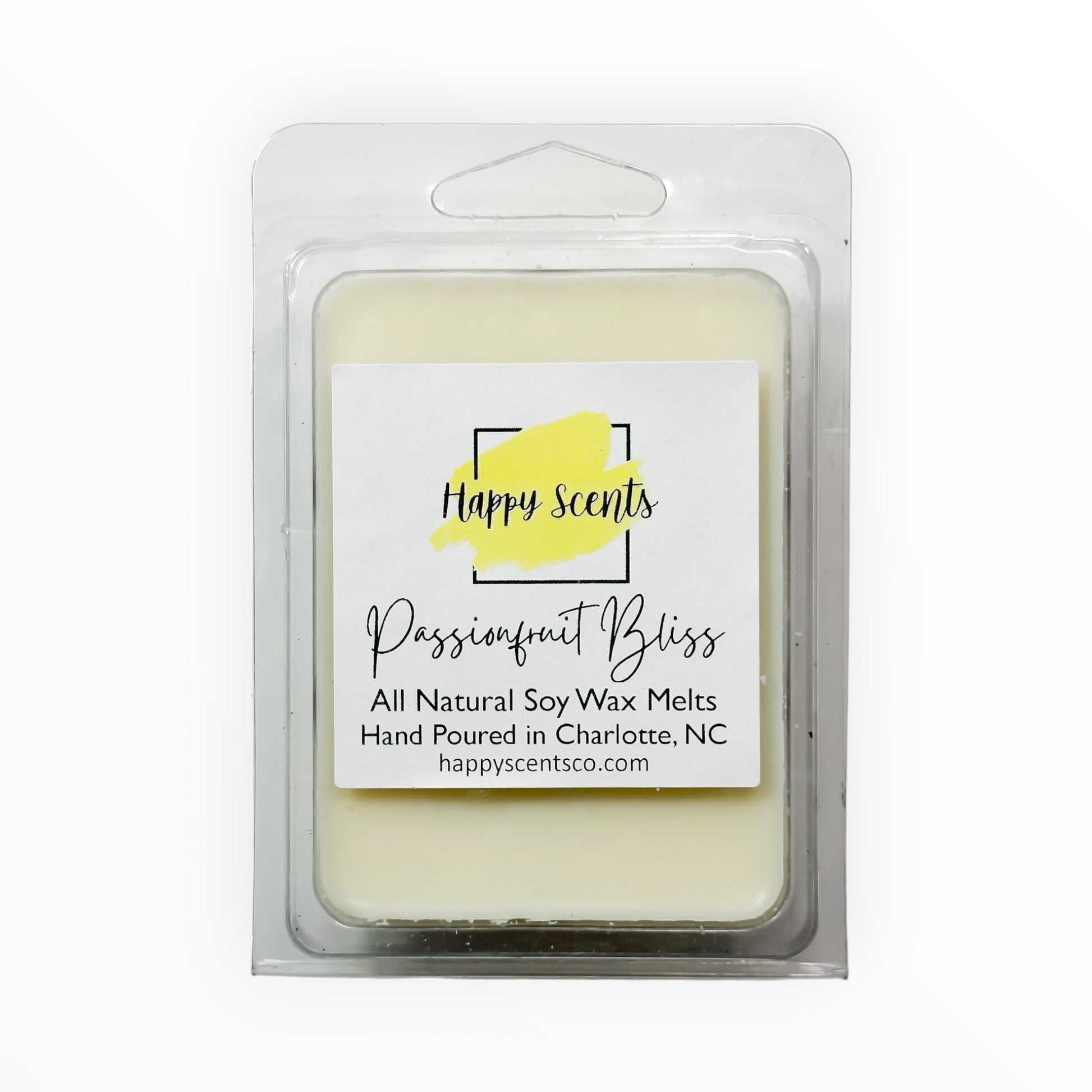 Passionfruit Bliss soy wax melt.
