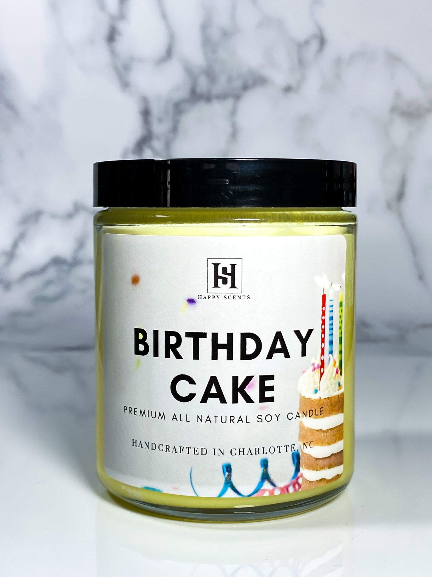 Birthday Cake Jar Candle
