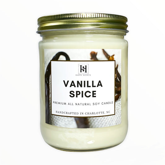 Vanilla Spice Jar Candle-Large