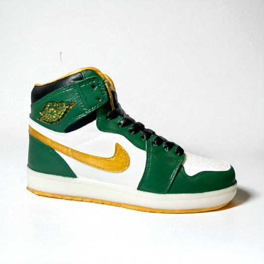 No. 1 Candle-Green/Black/Gold