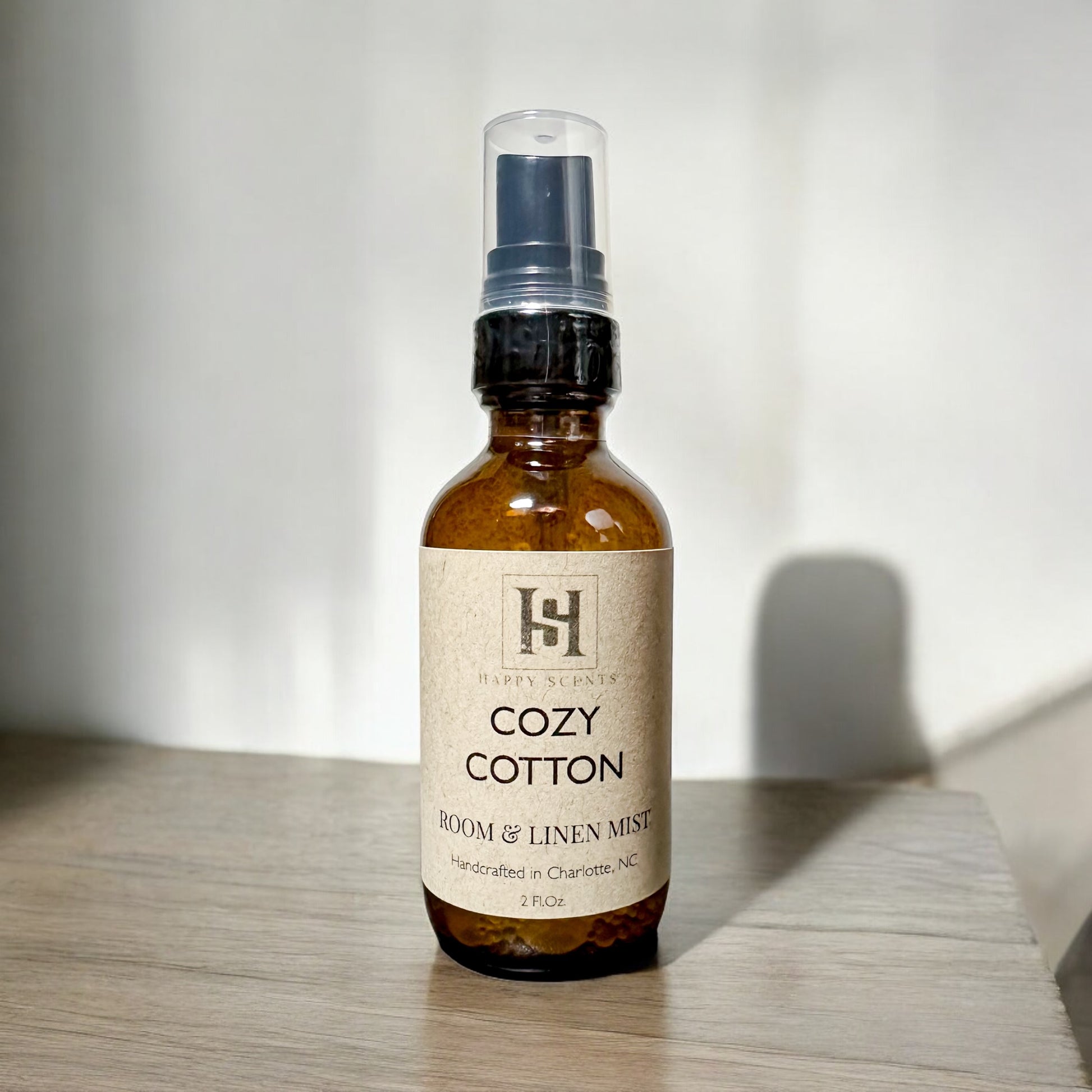 Cozy Cotton Room & Linen Spray. Smells like fresh and clean linen. 