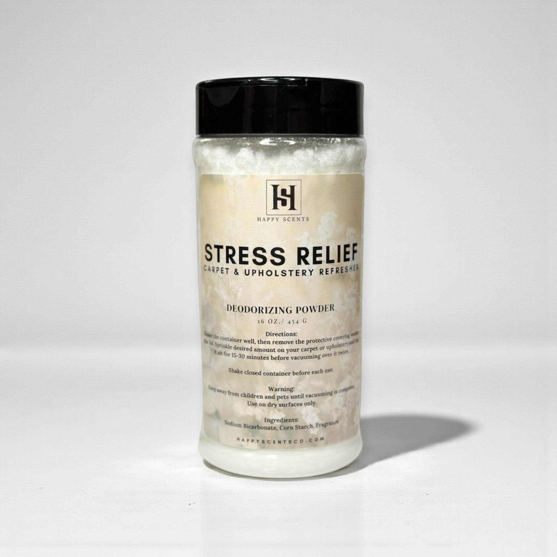 Container of Carpet Powder with the Stress Relief fragrance