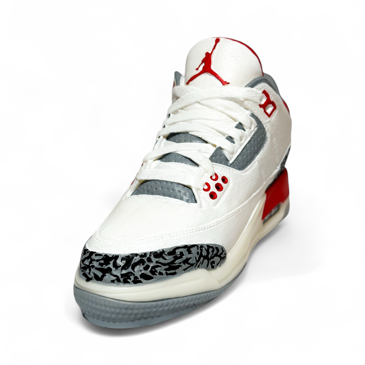 No. 3 Candle-White/Red