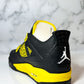 AJ4 Sneaker Candle Black and Yellow