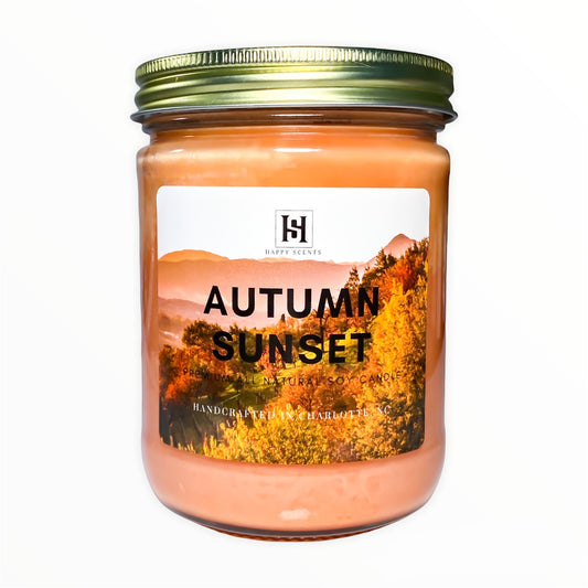 Autumn Sunset Jar Candle-Large
