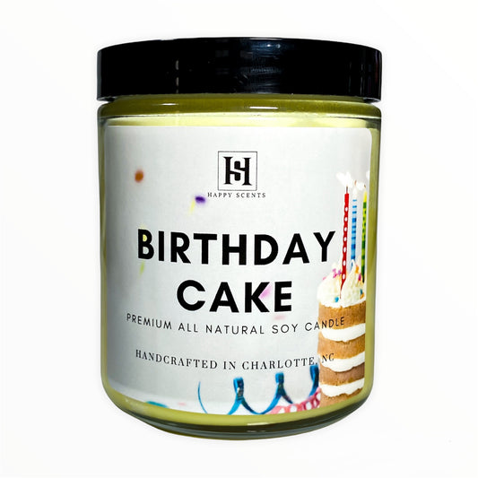 Birthday Cake Jar Candle