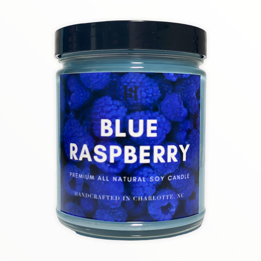Blue Raspberry Scented Soy Candle