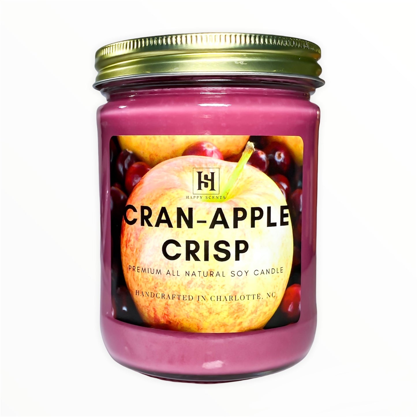 Cran-Apple Crisp Jar Candle-Large