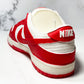Red and White Dunk Low Sneaker Candle
