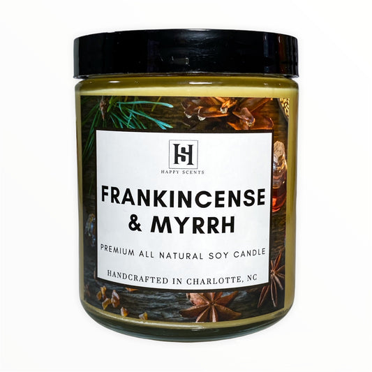 The best frankincense and myrrh soy candle. 