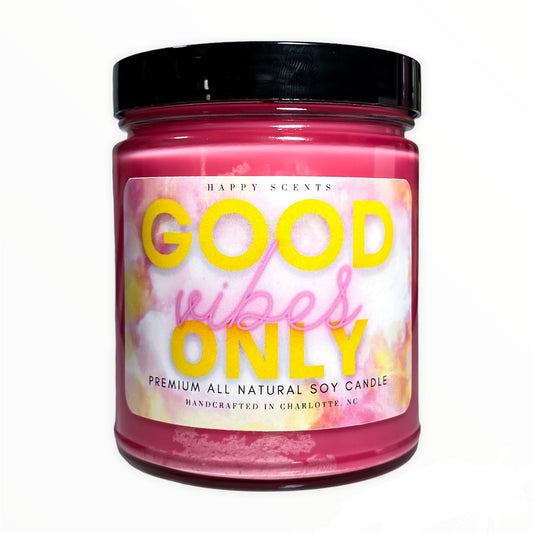 "Good Vibes Only" Quotable Jar Candle