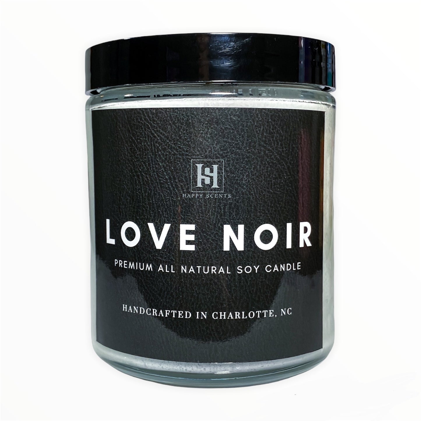 Love Noir Jar Candle. Earthy Scented Candle. Sultry Candle. Sandalwood, Musk, Amber and Mandarin.