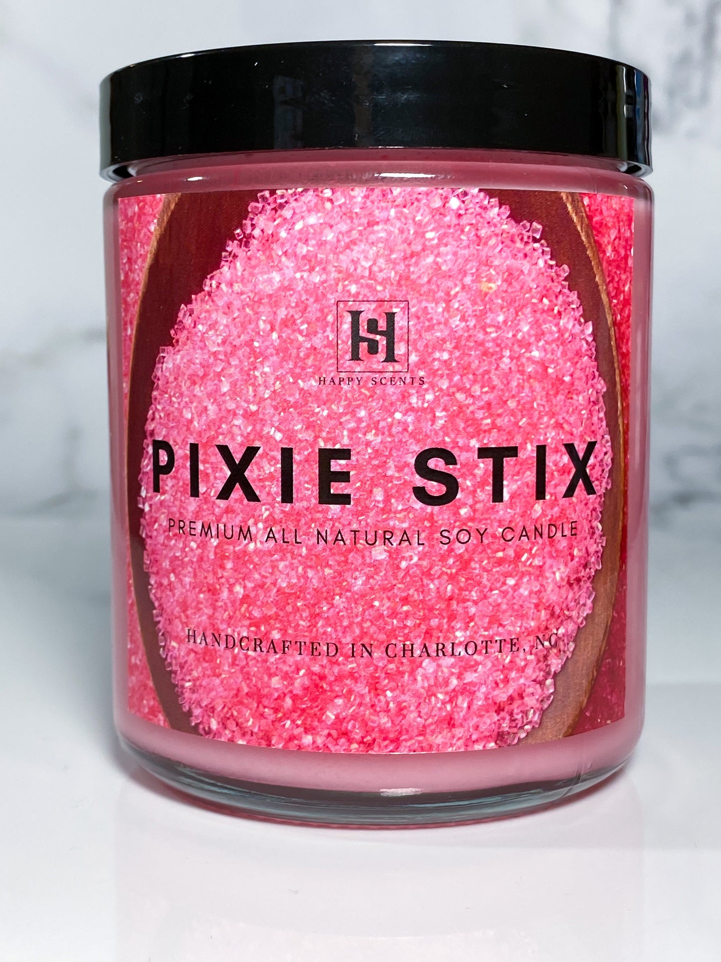 Pixie Stix Jar Candle