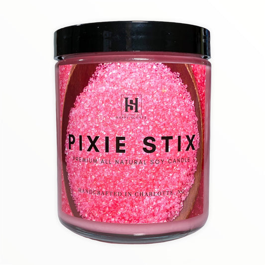 Pixie Stix Jar Candle