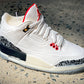 White Cement 3 Sneaker Candle inspired by the retro shoe by Jordan
