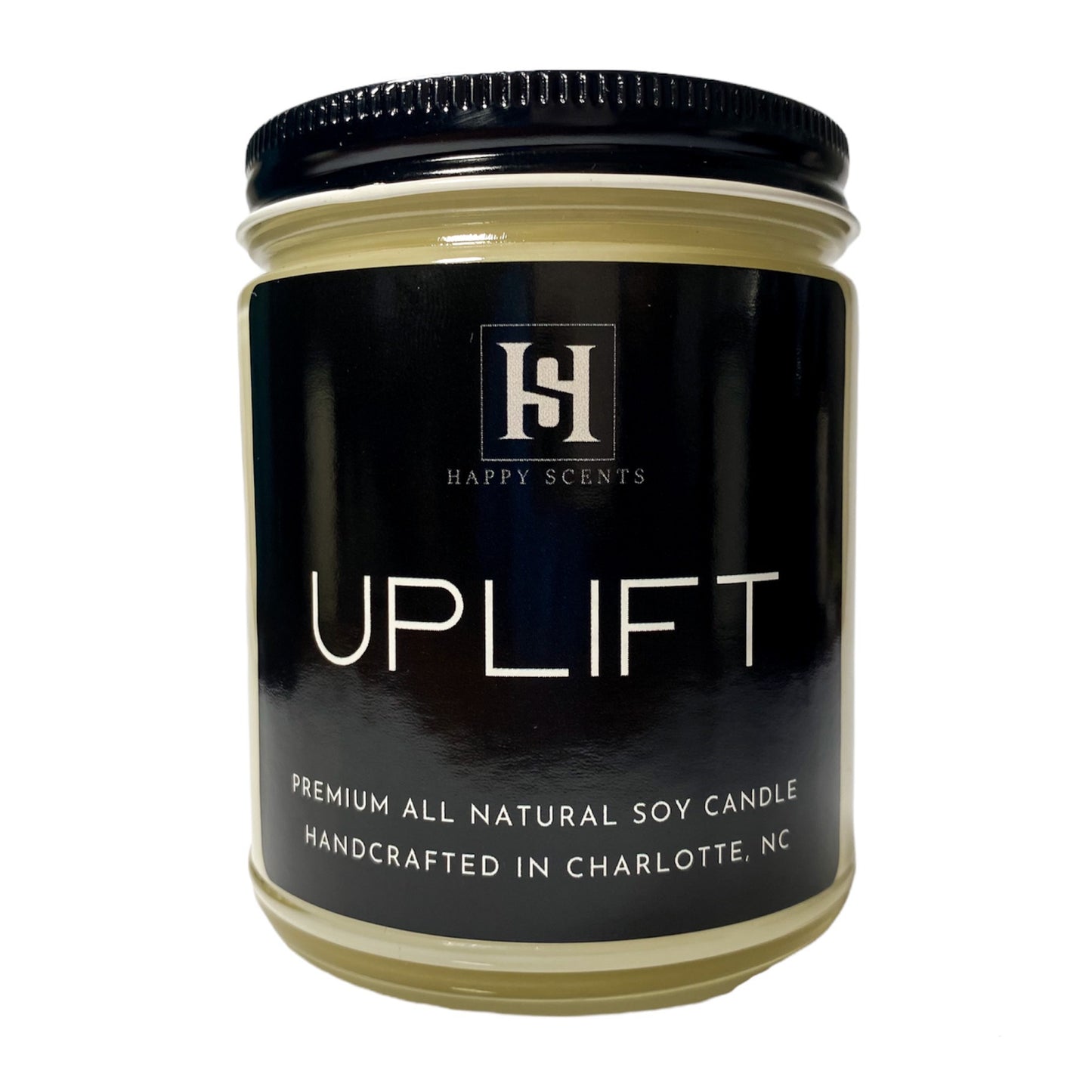 Uplift candle by Happy Scents. Brighten up any room with this light and fruity candle.